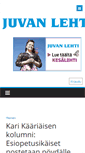 Mobile Screenshot of juvanlehti.fi